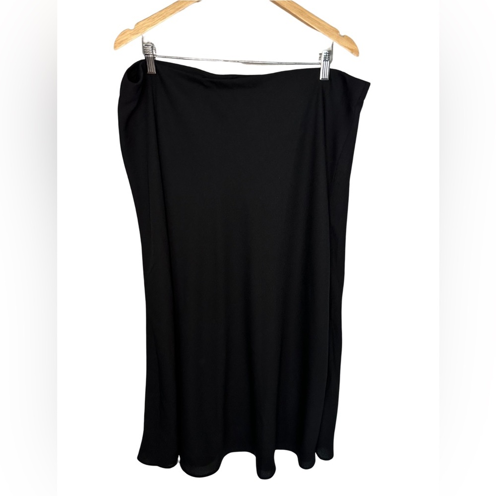Halogen Black Mid Skirt with Elastic Waistband Size 2X